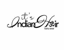 IT'S INDIAN HAIR 100% RAW logo