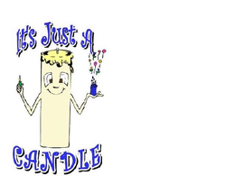IT'S JUST A CANDLE logo