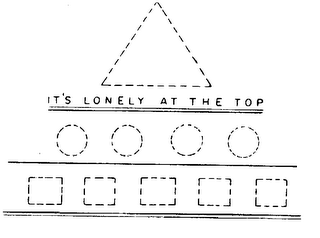 IT'S LONELY AT THE TOP logo