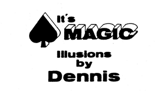 IT'S MAGIC ILLUSIONS BY DENNIS logo