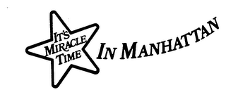 IT'S MIRACLE TIME IN MANHATTAN logo