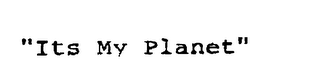 "ITS MY PLANET" logo