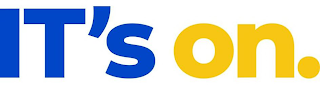 IT'S ON. logo