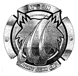 IT'S ON AIGHT JEAN CO. logo