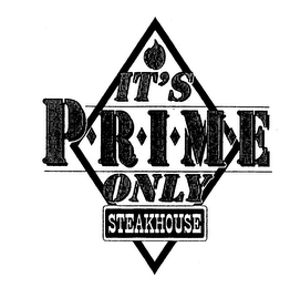 IT'S PRIME ONLY STEAKHOUSE logo