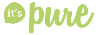 IT'S PURE logo