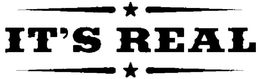 IT'S REAL logo