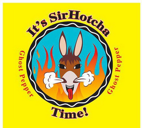 IT'S SIRHOTCHA TIME! GHOST PEPPER logo