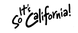 IT'S SO CALIFORNIA! logo