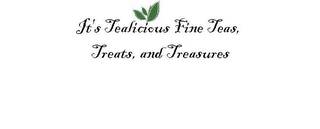 IT'S TEALICIOUS FINE TEAS, TREATS, AND TREASURES logo
