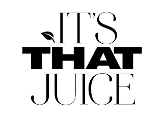 IT'S THAT JUICE logo