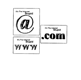 IT'S THE INTERNET STUPID logo