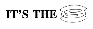 IT'S THE S logo