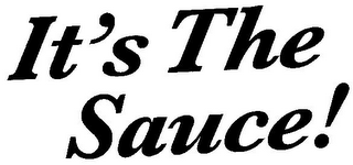 IT'S THE SAUCE! logo