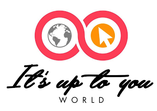 IT'S UP TO YOU WORLD logo