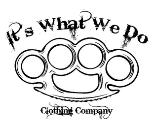 IT'S WHAT WE DO CLOTHING COMPANY logo