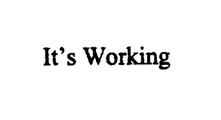 IT'S WORKING logo