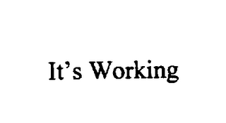 IT'S WORKING logo