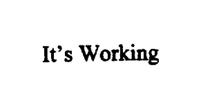 IT'S WORKING logo