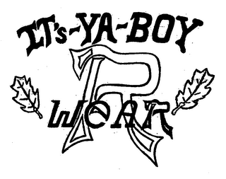 IT'S-YA-BOY R WEAR logo