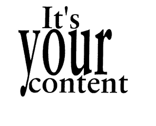 IT'S YOUR CONTENT logo