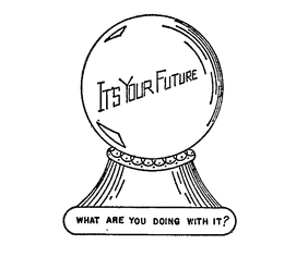 IT'S YOUR FUTURE WHAT ARE YOU DOING WITH IT? logo