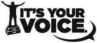 IT'S YOUR VOICE. logo