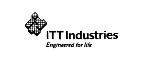 ITT INDUSTRIES ENGINEERED FOR LIFE logo