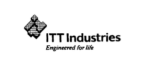 ITT INDUSTRIES ENGINEERED FOR LIFE logo