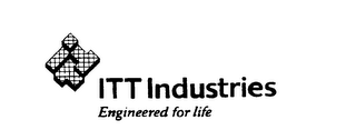 ITT INDUSTRIES ENGINEERED FOR LIFE logo