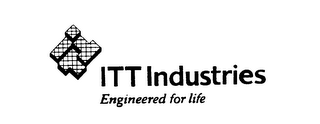 ITT INDUSTRIES ENGINEERED FOR LIFE logo