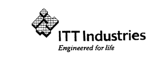 ITT INDUSTRIES ENGINEERED FOR LIFE logo