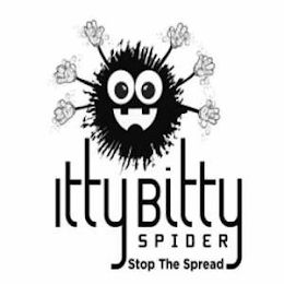 ITTY BITTY SPIDER STOP THE SPREAD logo