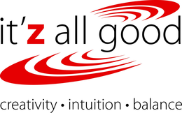 IT'Z ALL GOOD CREATIVITY · INTUITION · BALANCE logo