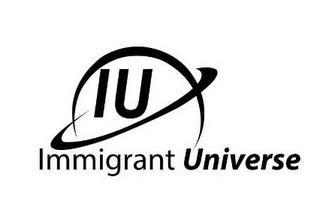 IU IMMIGRANT UNIVERSE logo