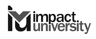 IU IMPACT UNIVERSITY logo