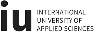 IU INTERNATIONAL UNIVERSITY OF APPLIED SCIENCES logo