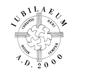 IUBILAEUM A.D. 2000 CHRISTUS HERI HODIE SEMPER logo