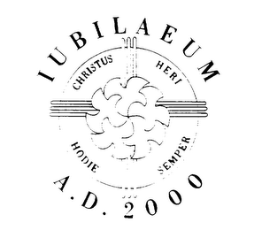 IUBILAEUM CHRISTUS HERI HODIE SEMPER A.D. 2000 logo