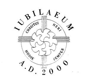 IUBILAEUM CHRISTUS HERI HODIE SEMPER A.D. 2000 logo