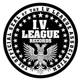 I.V. LEAGUE RECORDS, THE OFFICIAL SEAL OF THE I.V. LEAGUE ASSOCIATION logo