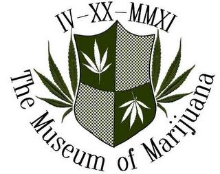 IV-XX-MMXI, THE MUSEUM OF MARIJUANA logo