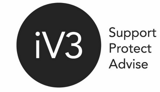 IV3 SUPPORT PROTECT ADVISE logo