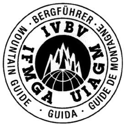 IVBV UIAGM IFMGA BERGFÜHRER GUIDE DE MONTAGNE GUIDA MOUNTAIN GUIDE logo