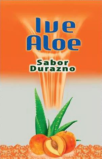 IVE ALOE SABOR DURAZNO logo
