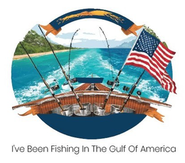 I'VE BEEN FISHING IN THE GULF OF AMERICA logo