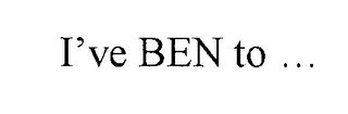 I'VE BEN TO ... logo