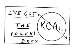 I'VE GOT THE POWER! R R.J.S, KCAL logo
