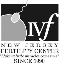 IVF NEW JERSEY FERTILITY CENTER "MAKING LITTLE MIRACLES COME TRUE" SINCE 1990 logo