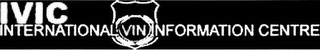 IVIC INTERNATIONAL VIN INFORMATION CENTRE logo